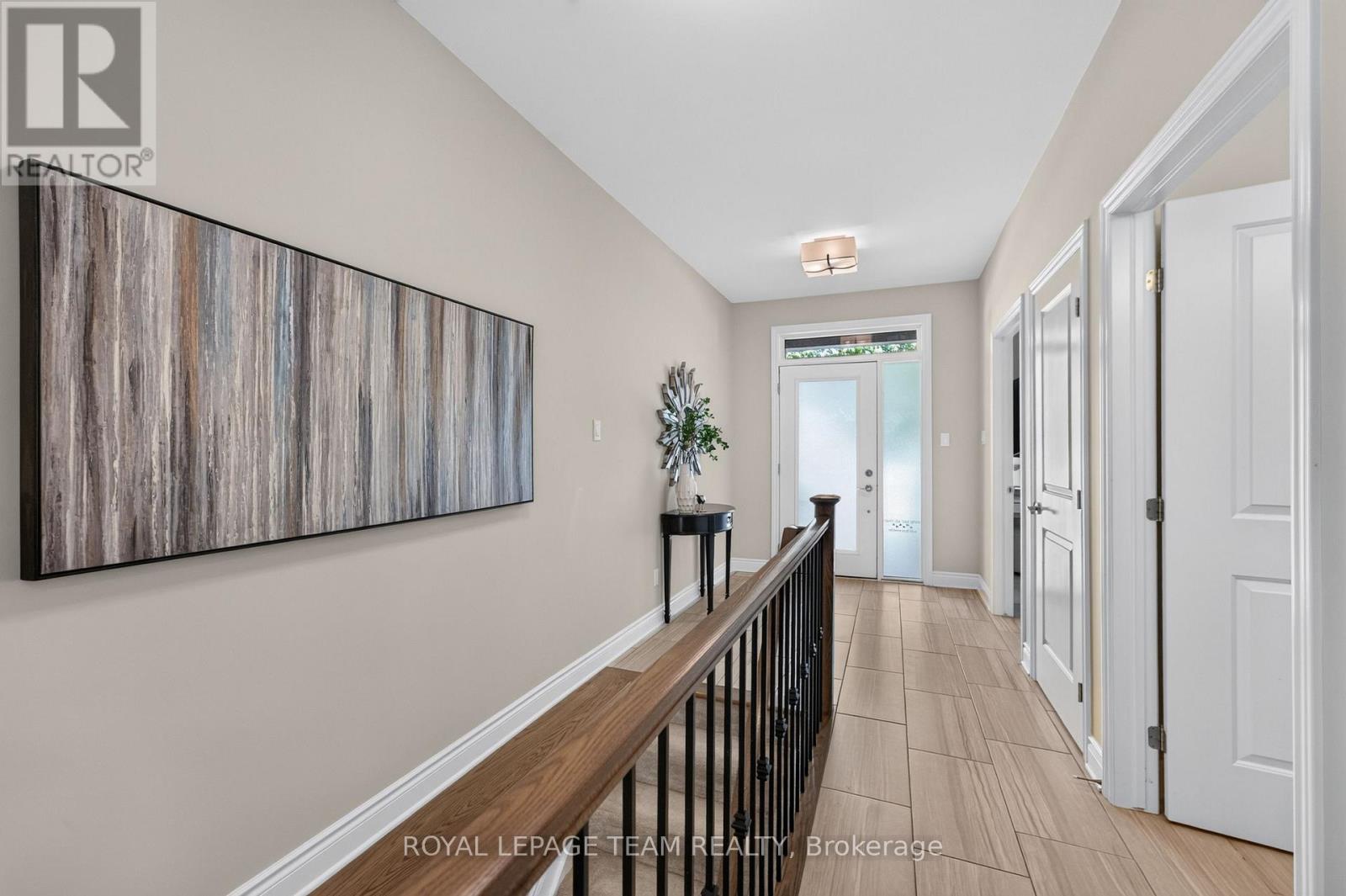 Spacious bright front entry and hallway