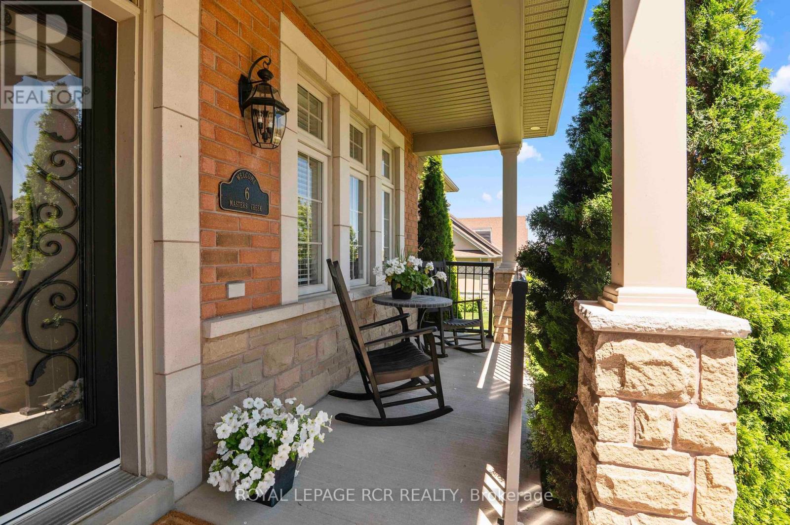 Welcoming front porch