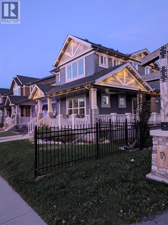 LED lights on the exterior of the home all controlled with an app!