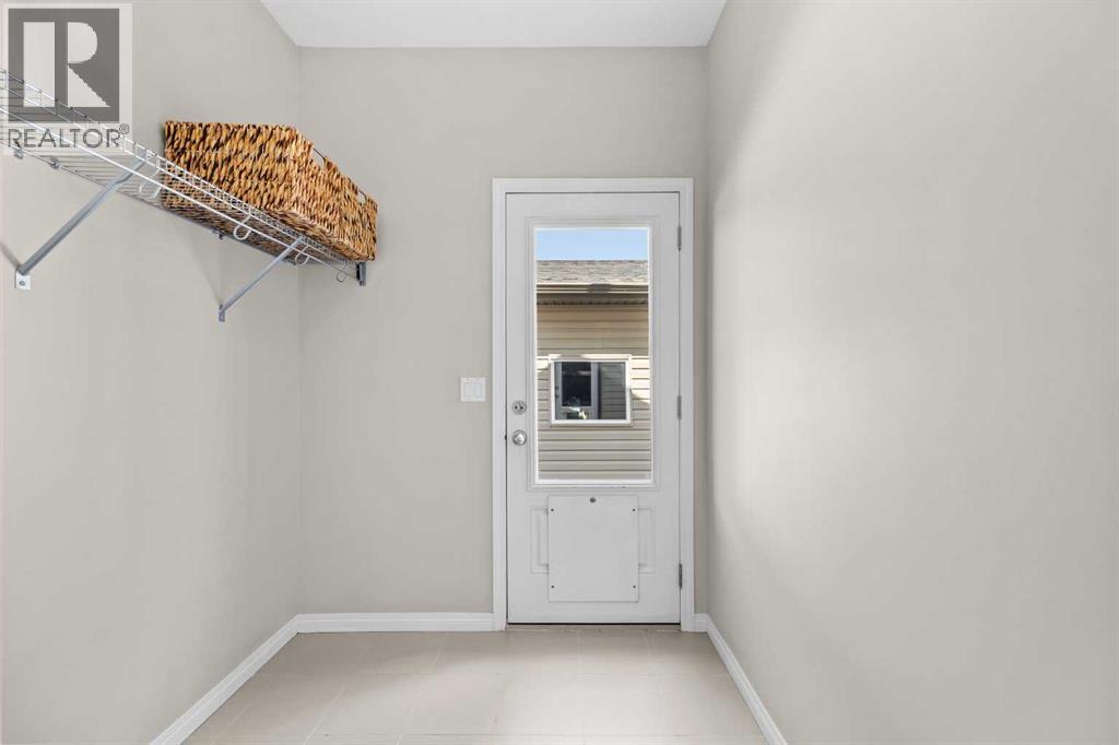 Rear entrance with mudroom