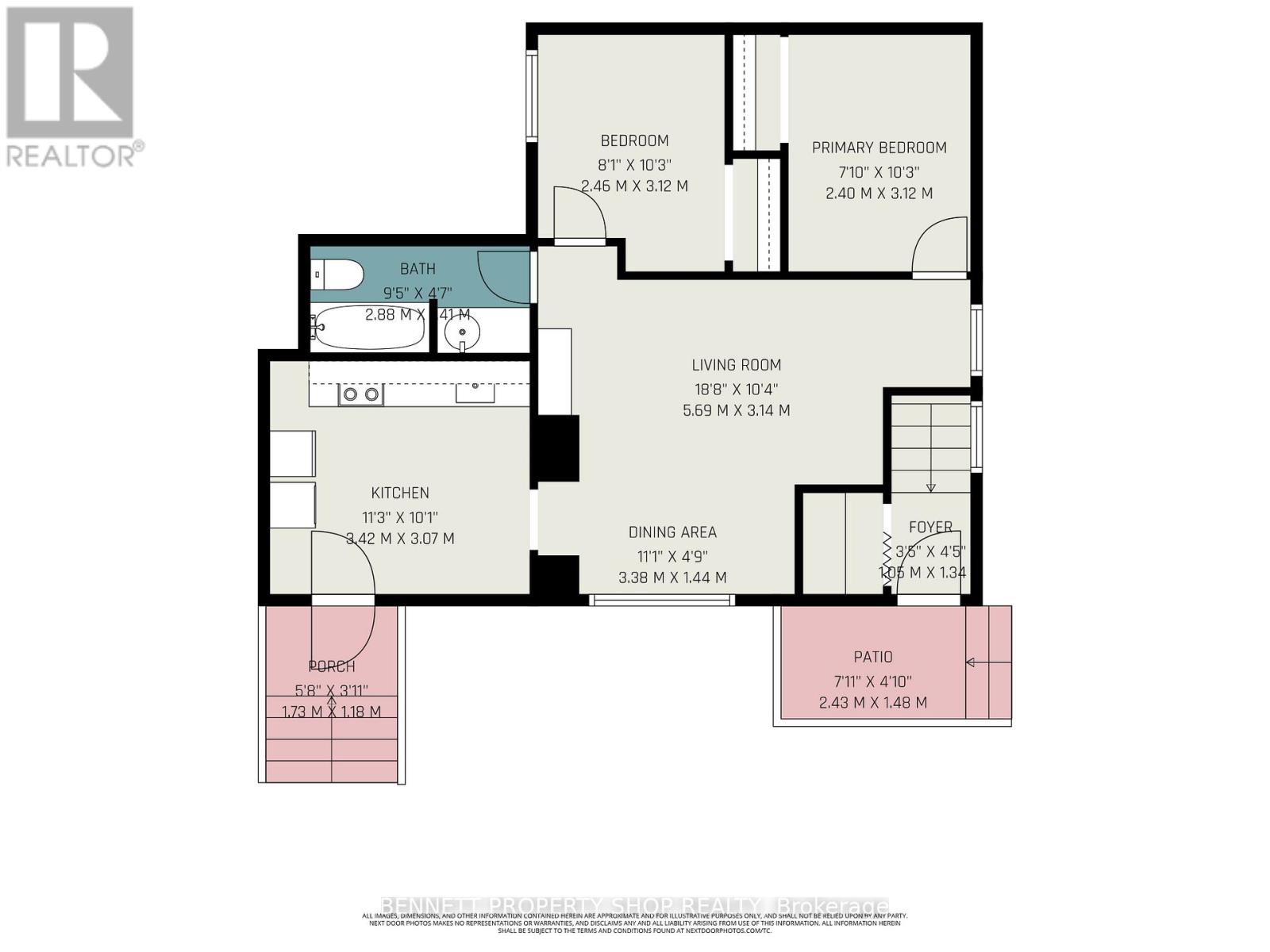36 Hazel-2 Bed/1Bath.