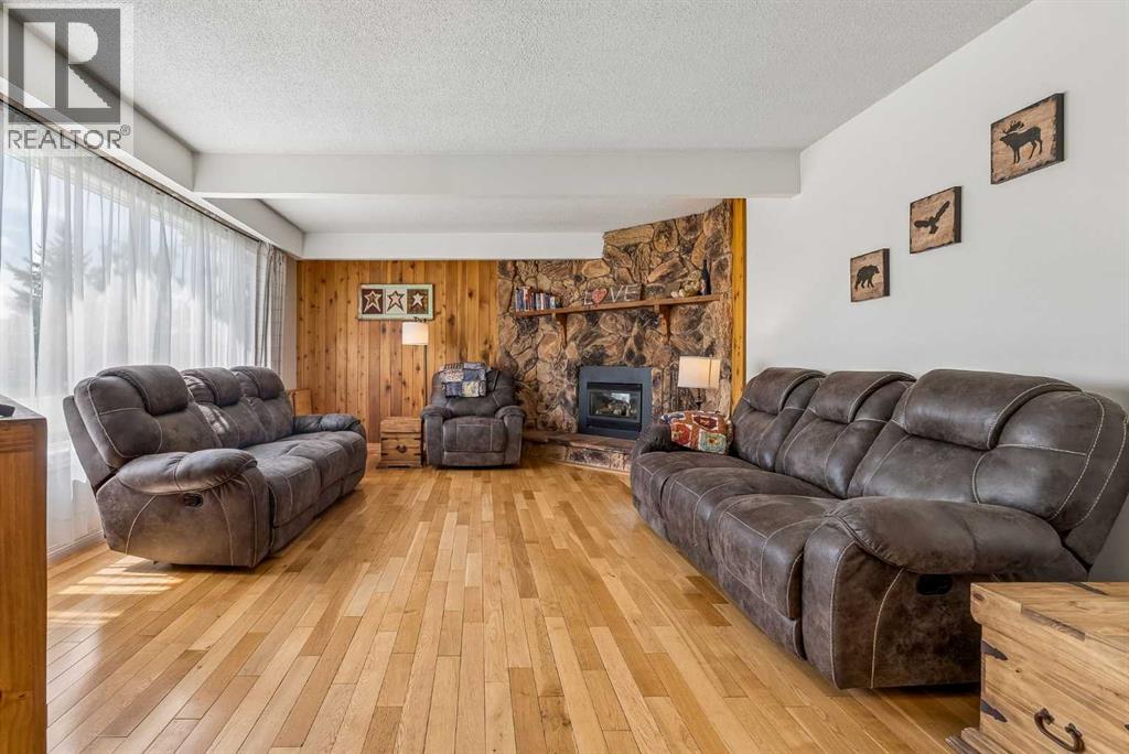 View from kitchen to living room