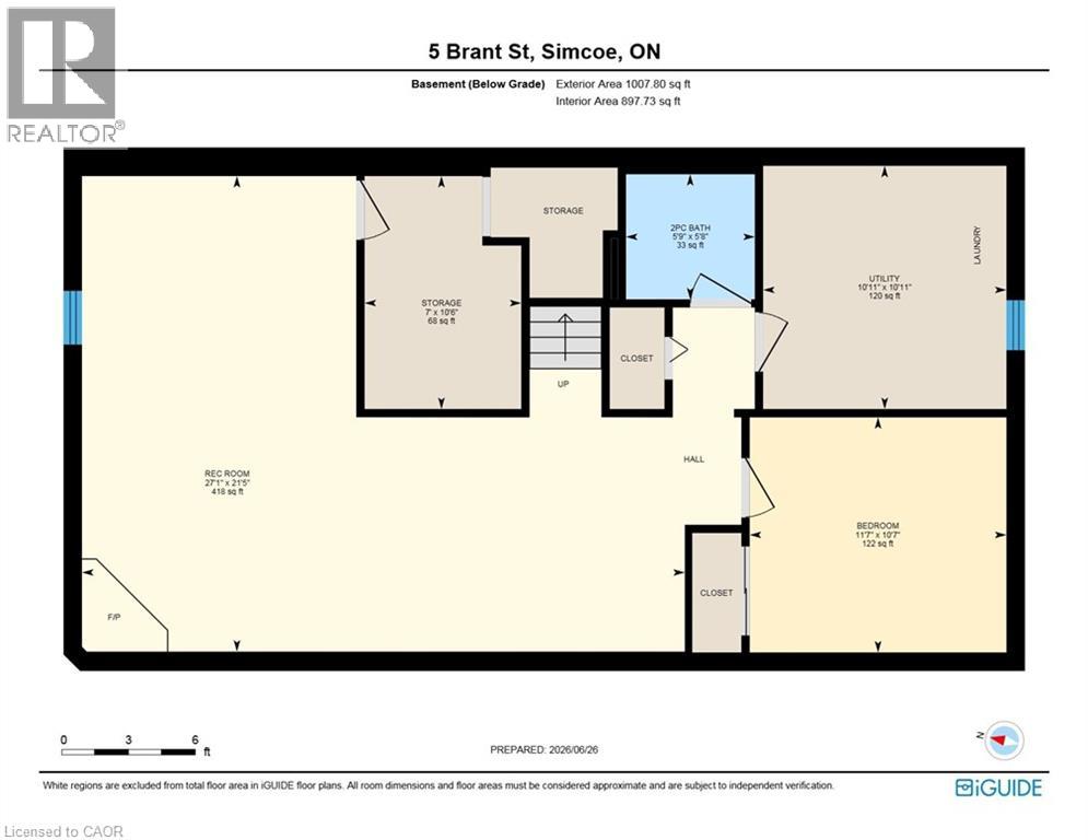 3-bedroom home for sale at 5 BRANT Street, Simcoe ON · photo 50 of 50