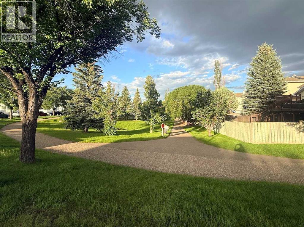Green space across the street
