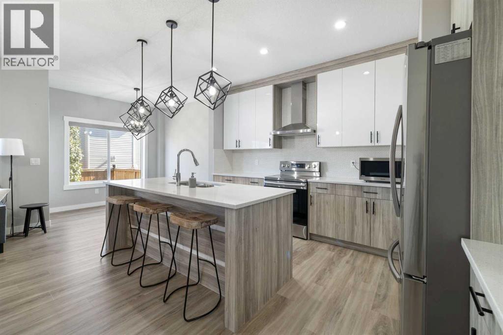 Kitchen with island