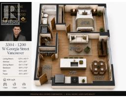 3304 1200 W Georgia Street, Vancouver, BC V6E4R2 Photo 9