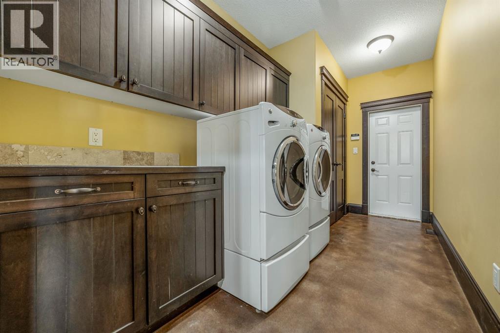 Main floor laundry area