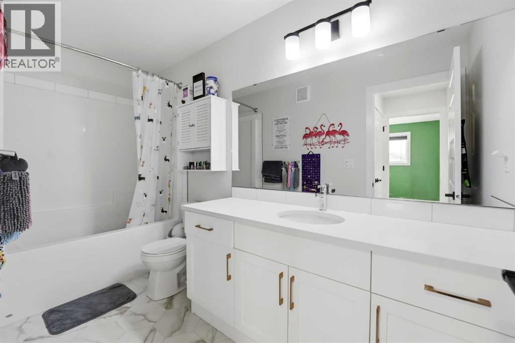 Second level four-piece bathroom