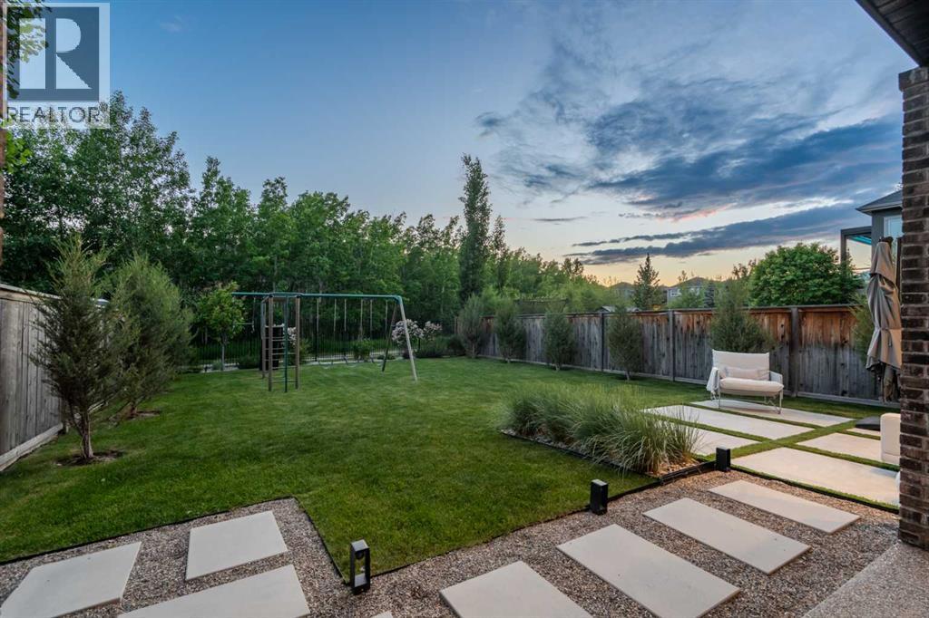 Backyard patio area