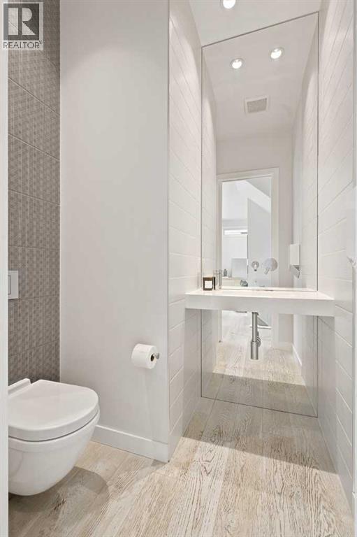 Main floor powder room