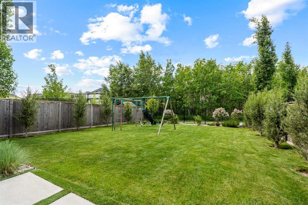 Oversized backyard