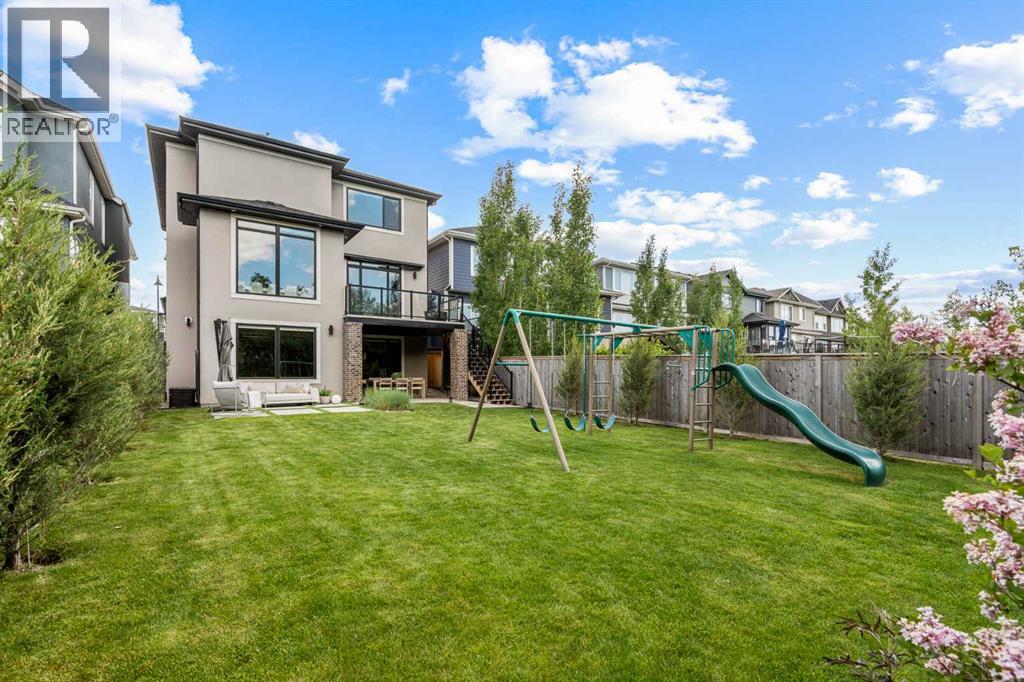 Oversized backyard