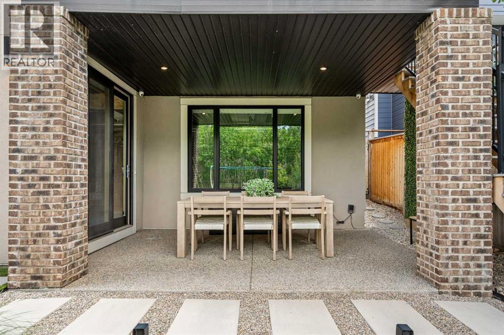Lower covered patio