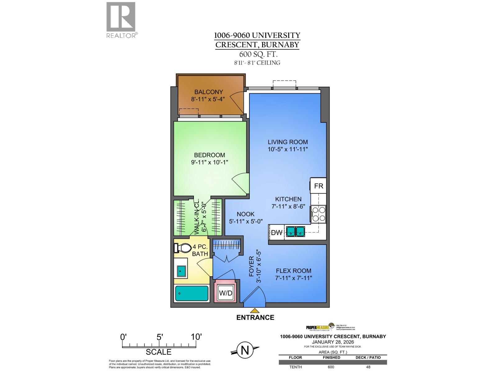 1 Bed, 1 Bath House for Sale in Burnaby – 1006 9060 UNIVERSITY CRESCENT, Burnaby – MLS# R3141306 - Image 40