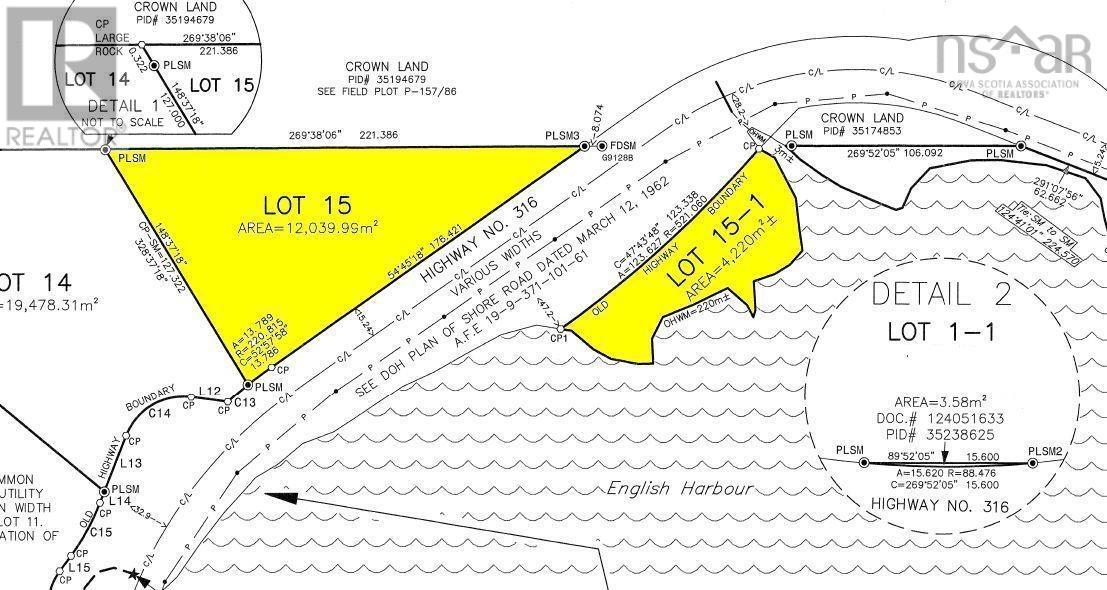 Property 37 of 42 of Lots 15&15-1 Hwy 316 (English Hbr)
