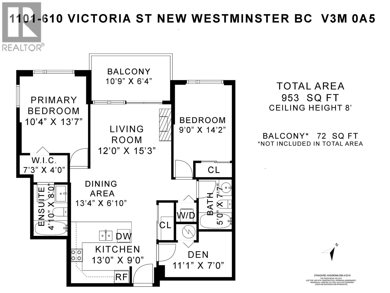 1101 610 VICTORIA STREET, New Westminster