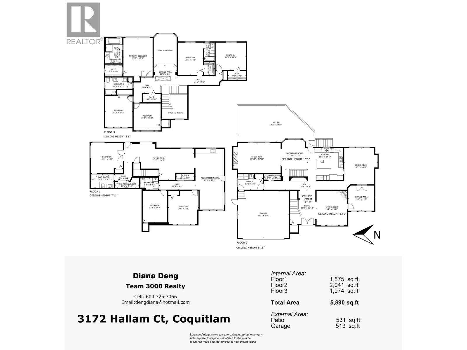 3172 HALLAM COURT, Coquitlam