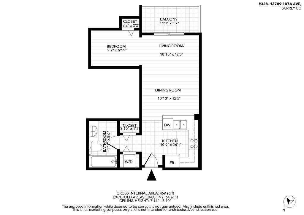 1 Bed, 1 Bath Apartment for Sale in Surrey – 328 13789 107A AVENUE, Surrey – MLS# R3141889 - Image 36