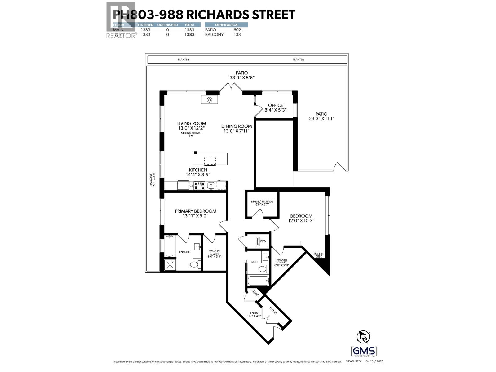 2 Bed, 2 Bath House for Sale in Vancouver – PH803 988 RICHARDS STREET, Vancouver – MLS# R3141839 - Image 37