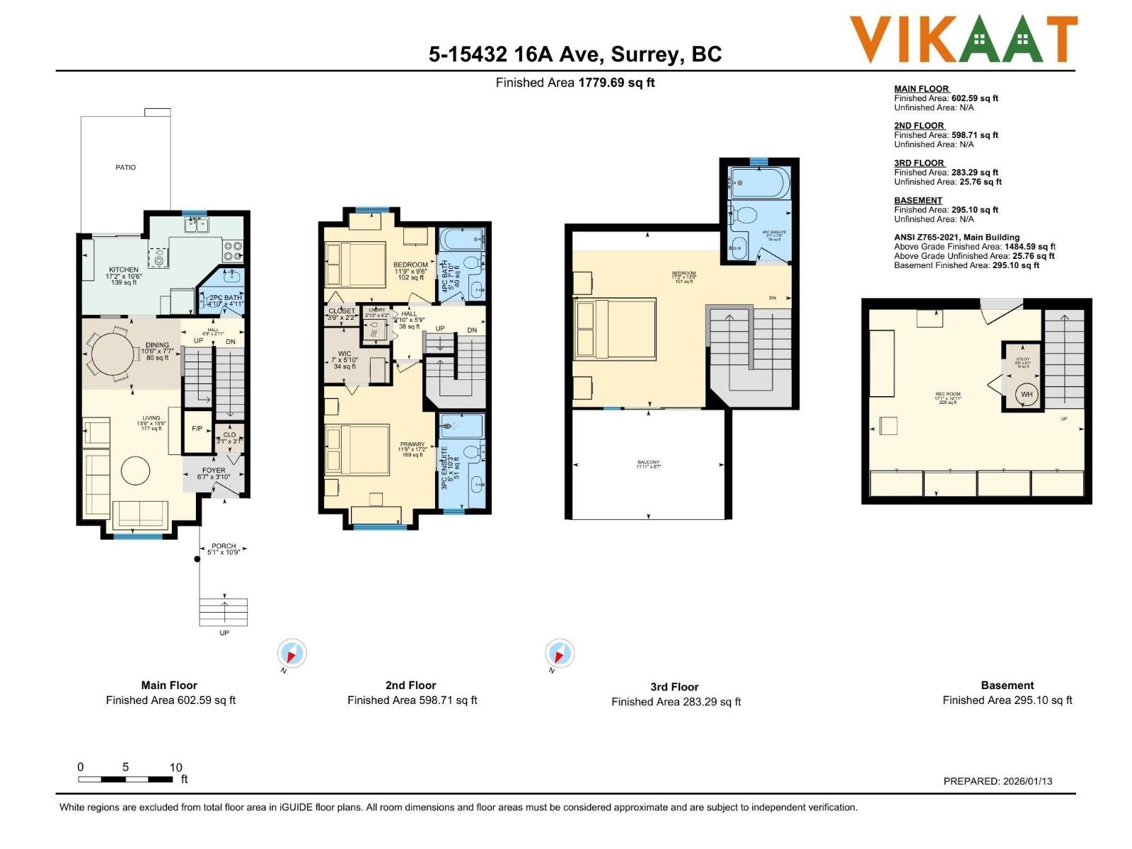 3 Bed, 4 Bath House for Sale in Surrey – 5 15432 16A AVENUE, Surrey – MLS# R3141604 - Image 20