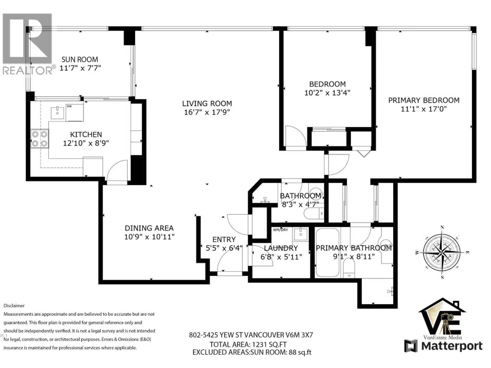 2 Bed, 2 Bath Apartment for Sale in Vancouver – 802 5425 YEW STREET, Vancouver – MLS# R3142004 - Image 23
