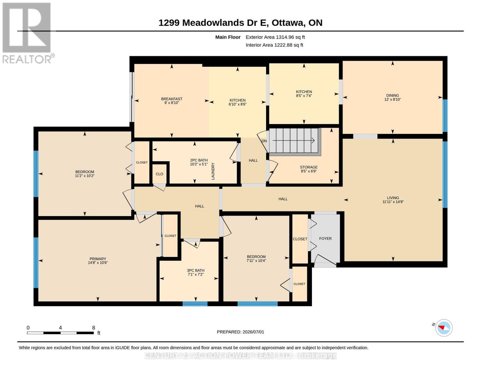 3 Bed, 2 Bath House for Sale in Ottawa – 1299 MEADOWLANDS DRIVE E, Ottawa – MLS# X13513898 - Image 42