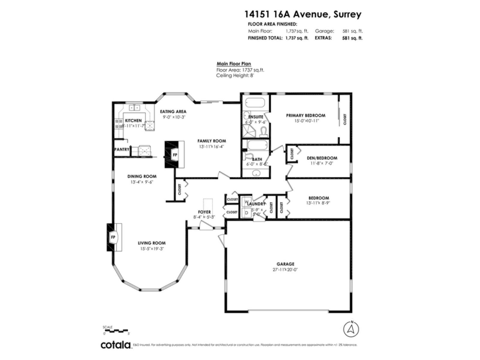 3 Bed, 2 Bath House for Sale in Surrey – 14151 16A AVENUE, Surrey – MLS# R3140275 - Image 52