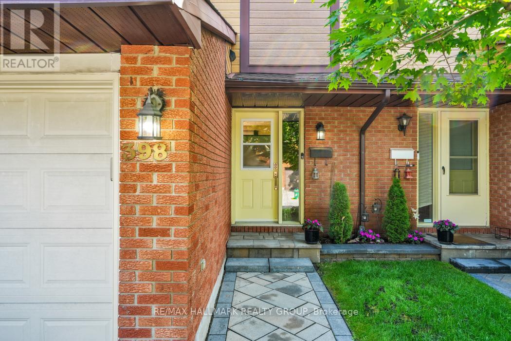 Interlock walkway to pretty front door.