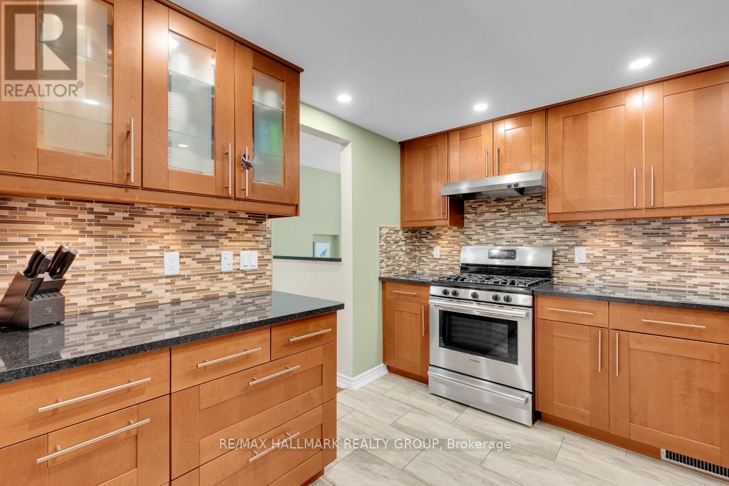 Incredible kitchen w/ cabinets to ceiling.