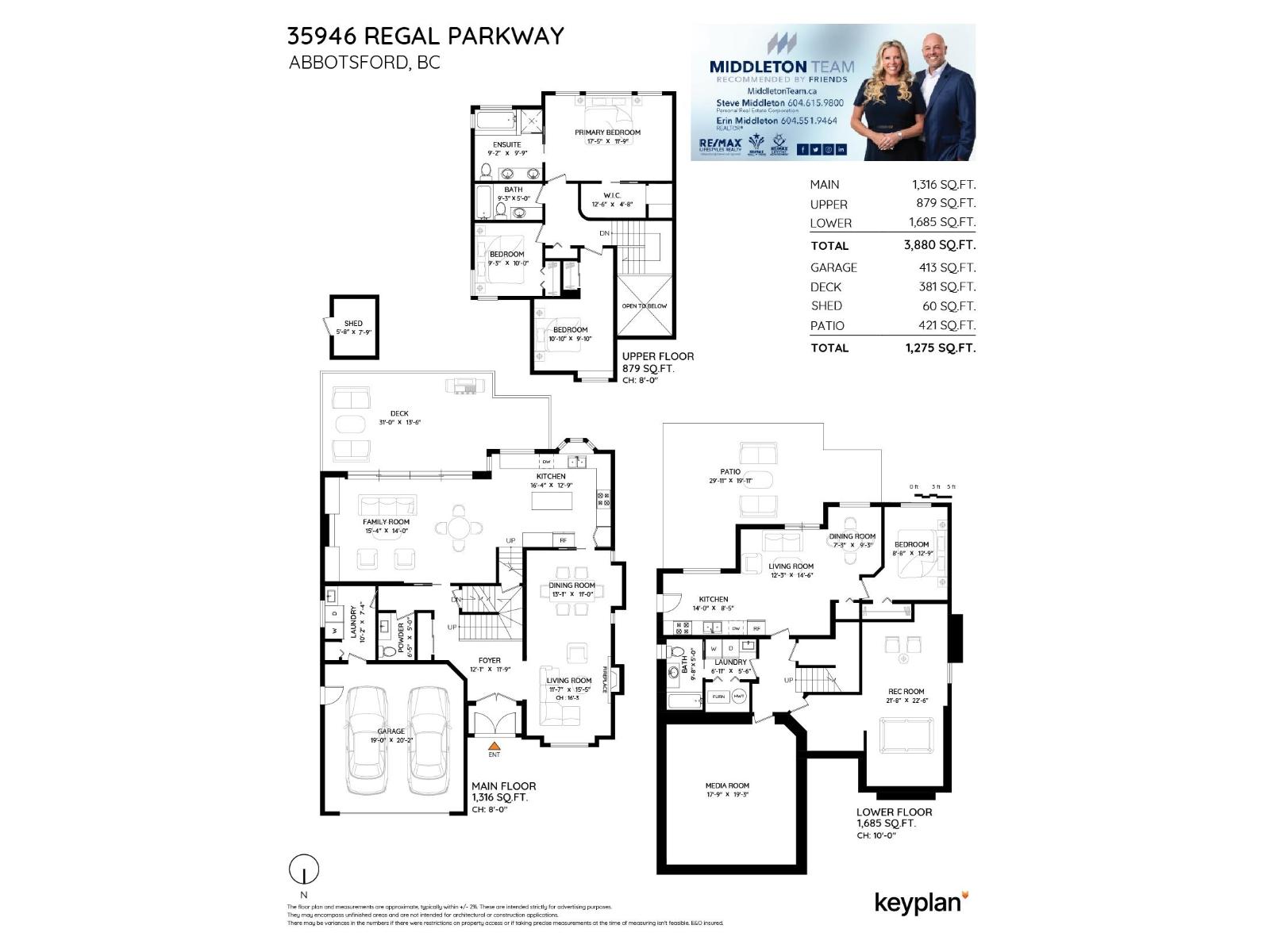 4 Bed, 4 Bath House for Sale in Abbotsford – 35946 REGAL PARKWAY, Abbotsford – MLS# R3142426 - Image 40