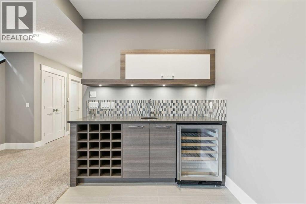 Wet Bar with Wine Fridge