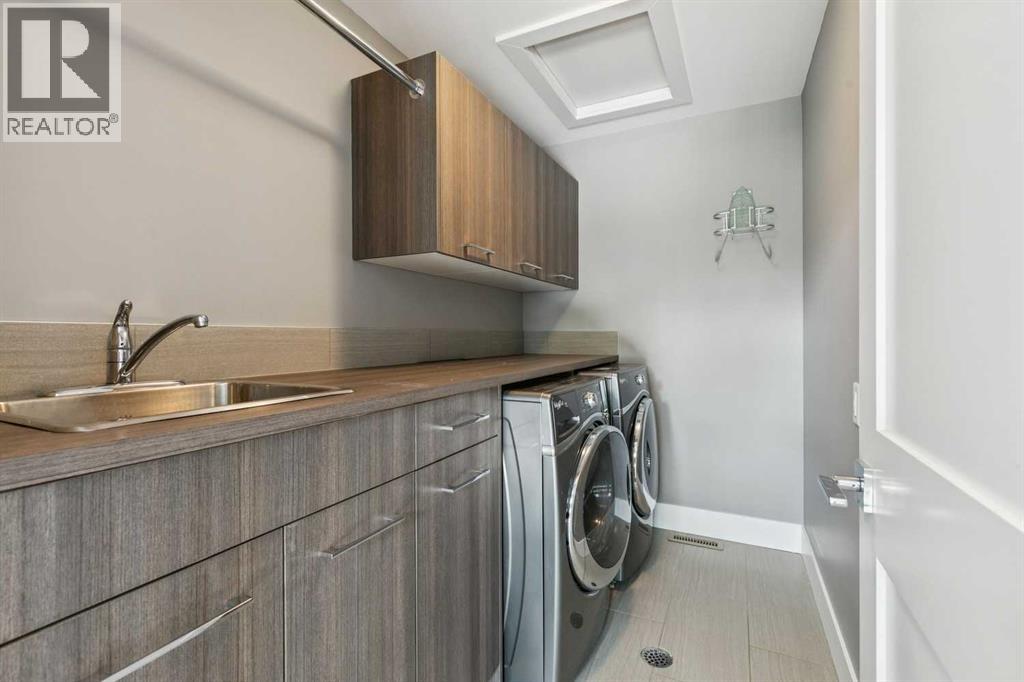 2nd Level Laundry with Sink and Storage