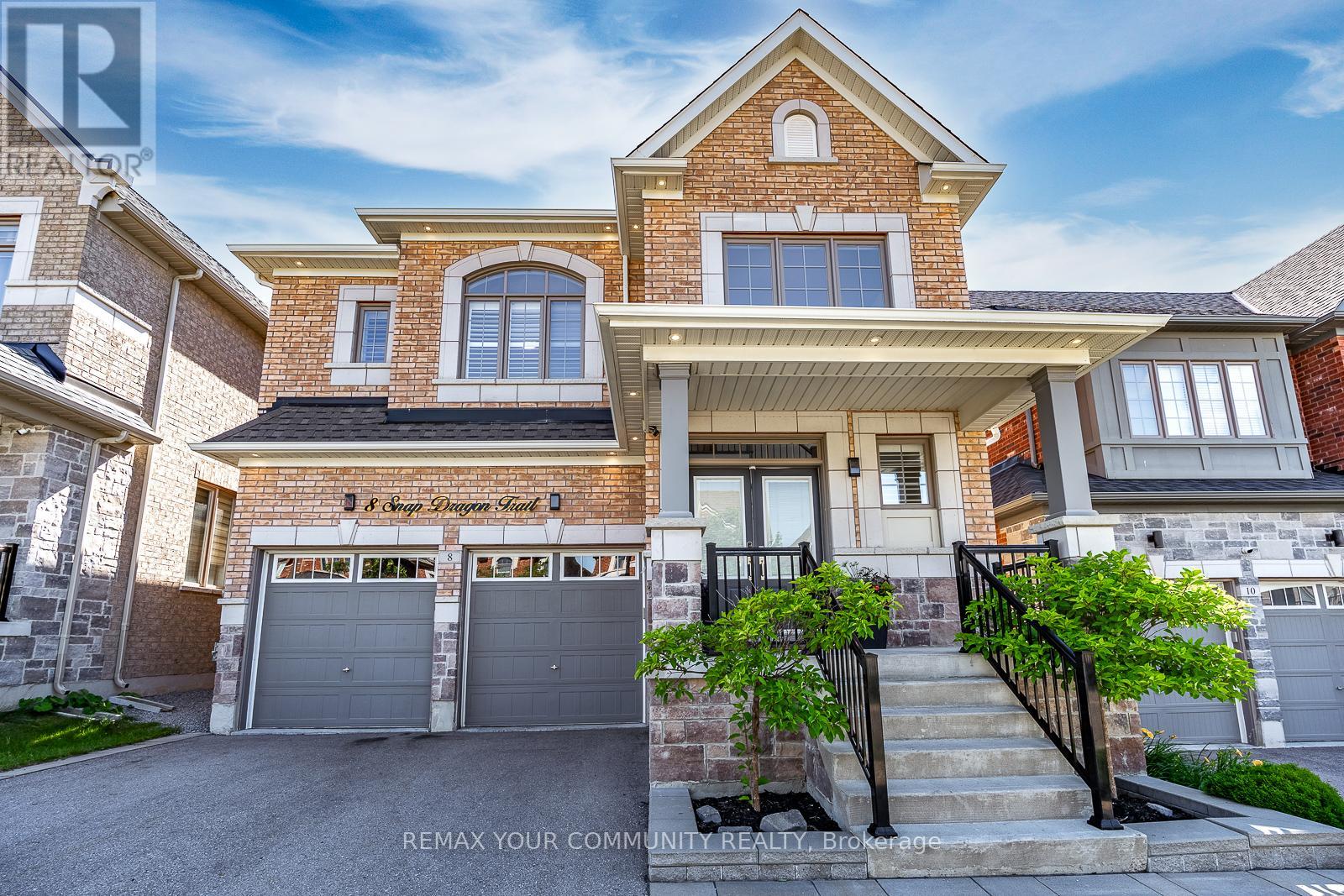Welcoming curb appeal with landscaped garden
