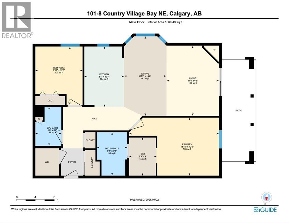 Floorplan of Condo