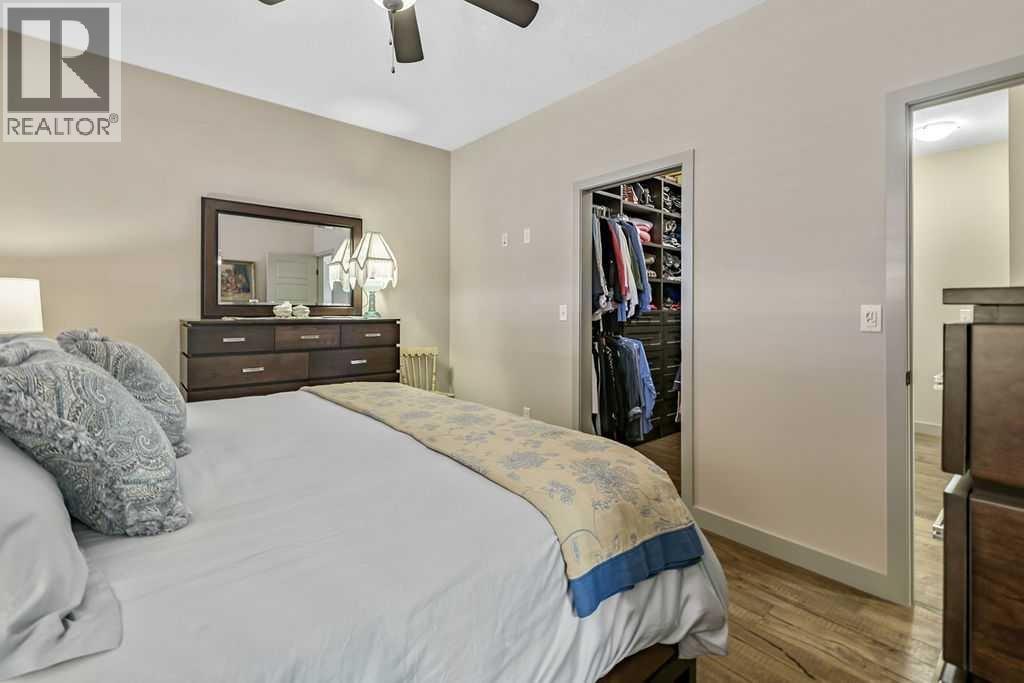 Walk in closet features custom closets