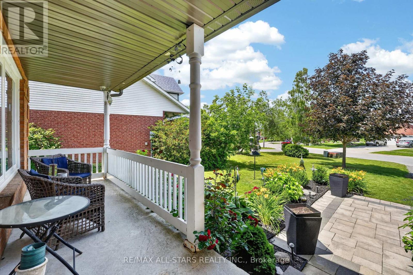 Covered front porch