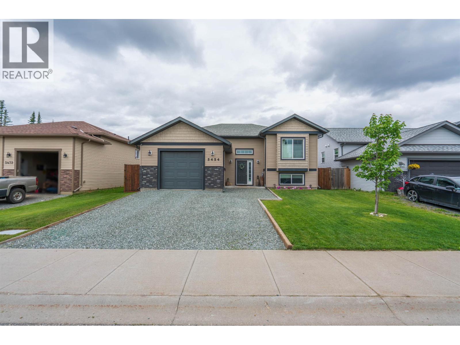 Front exterior of 5454 WOODVALLEY DRIVE · Prince George, BC