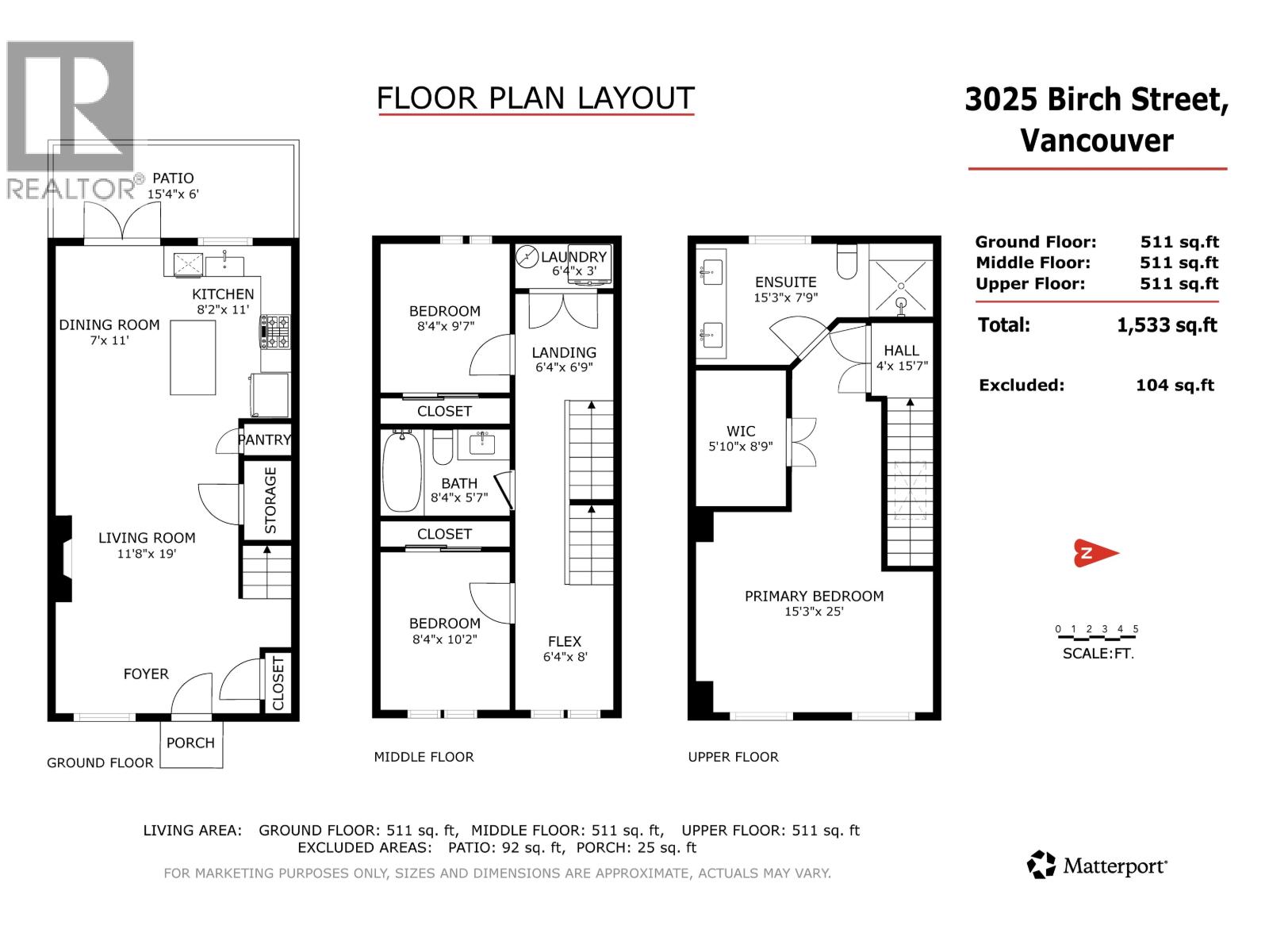 3 Bed, 2 Bath House for Sale in Vancouver – 3025 BIRCH STREET, Vancouver – MLS# R3142928 - Image 31
