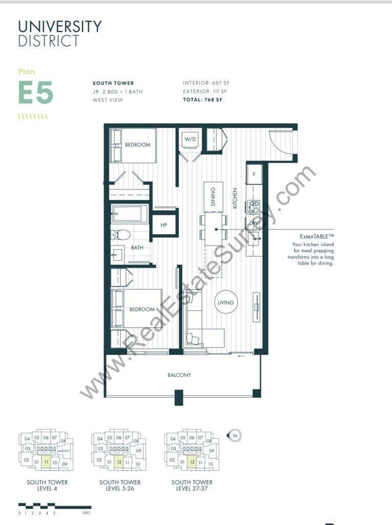2 Bed, 1 Bath Apartment for Rent in Surrey – 512 13428 105 AVENUE, Surrey – MLS# R3143119 - Image 26
