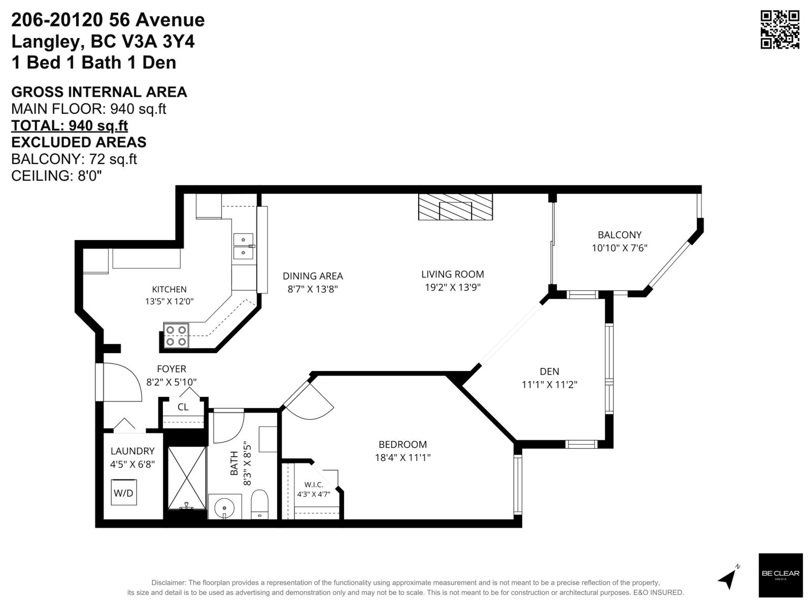 1 Bed, 1 Bath Apartment for Sale in Langley – 206 20120 56 AVENUE, Langley – MLS# R3142879 - Image 2