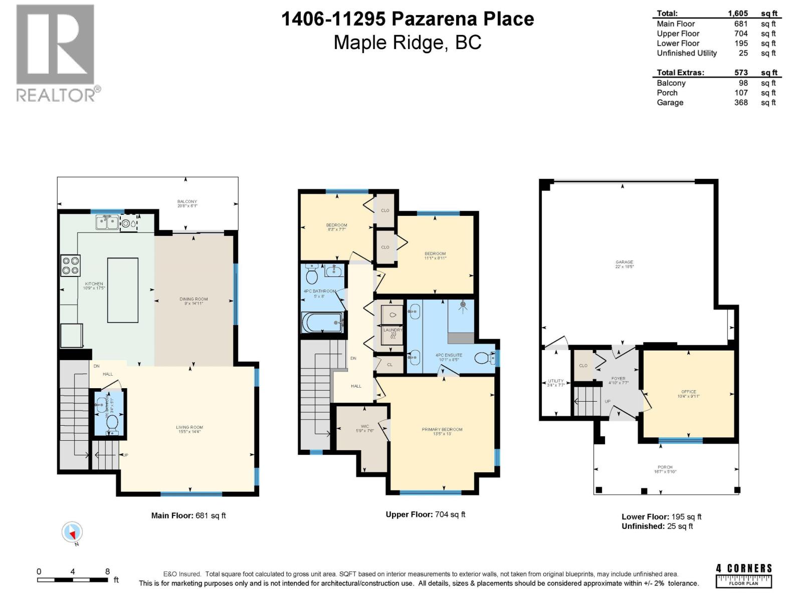 1406 11295 PAZARENA PLACE, Maple Ridge