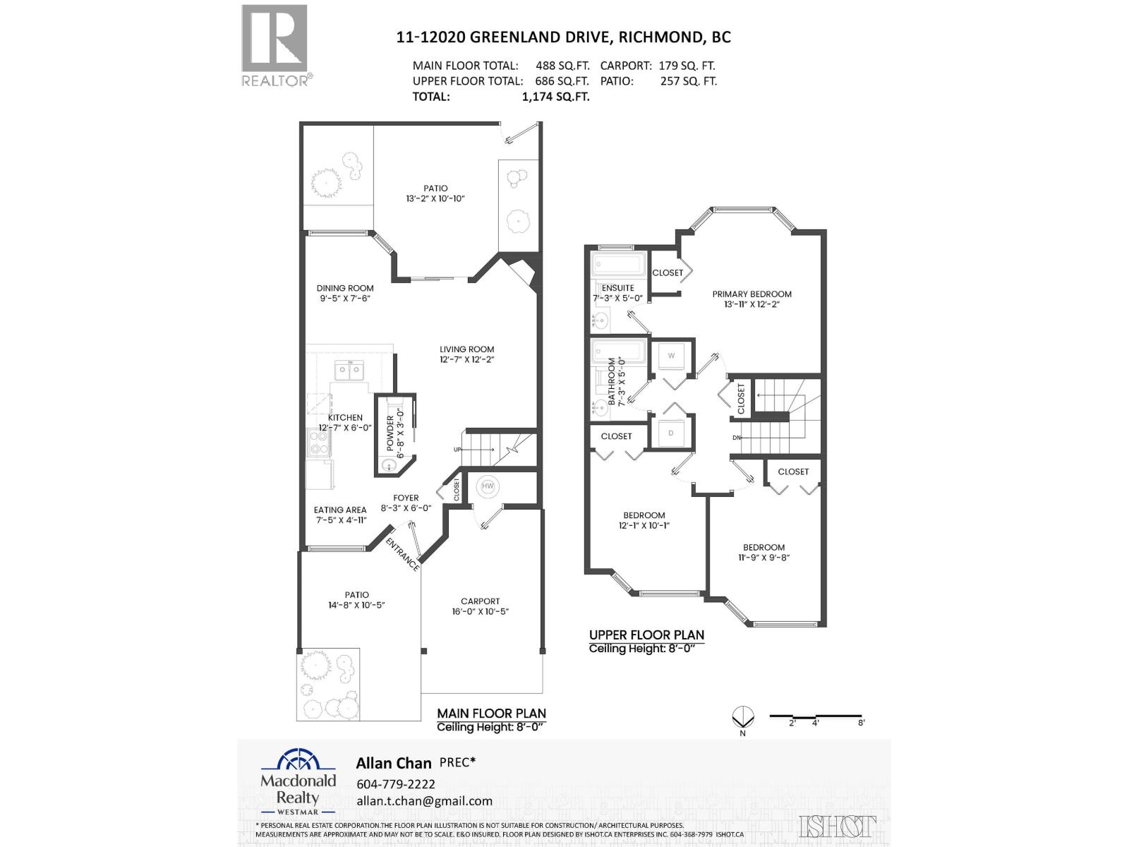 11 12020 GREENLAND DRIVE, Richmond