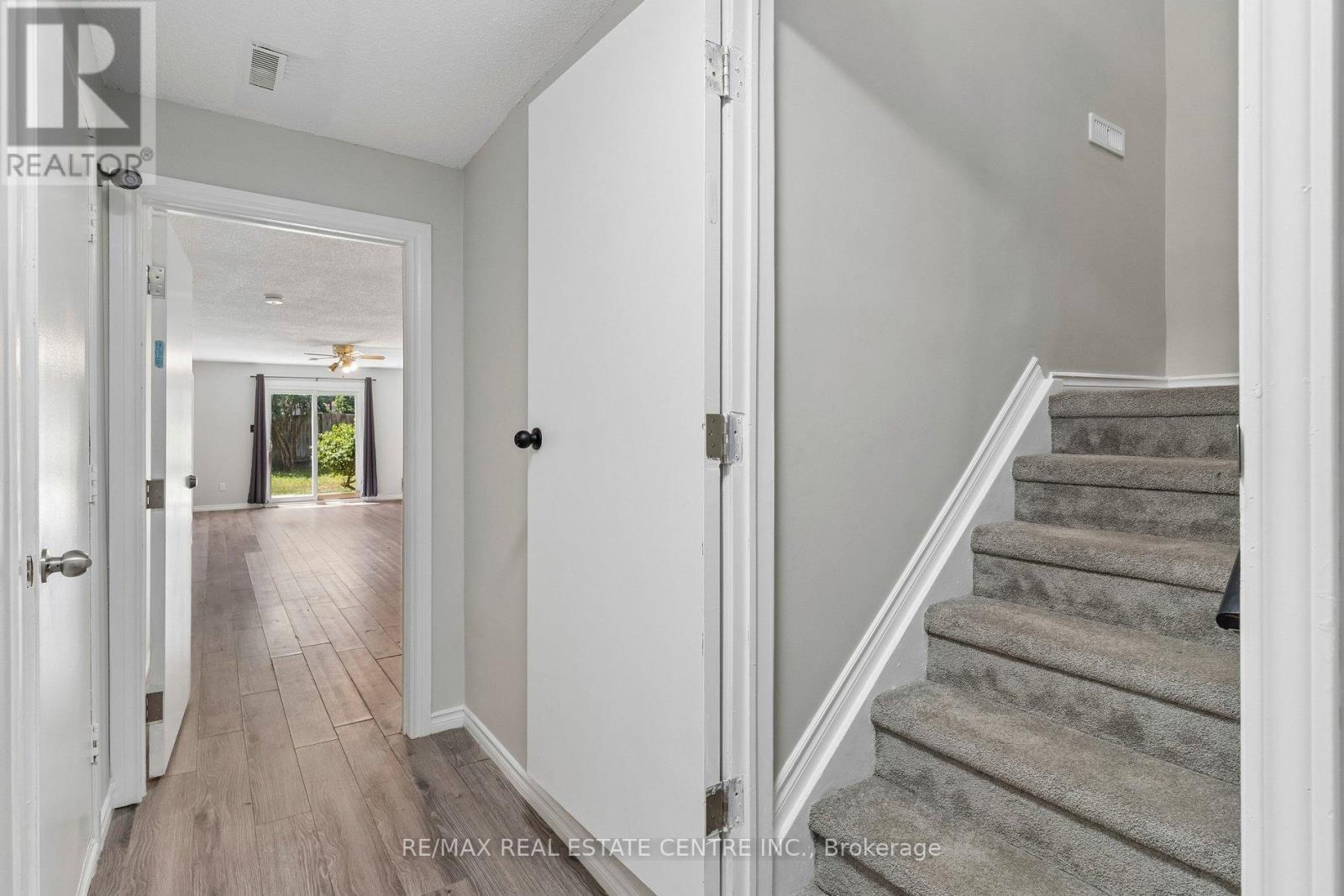 Entrance to main floor unit