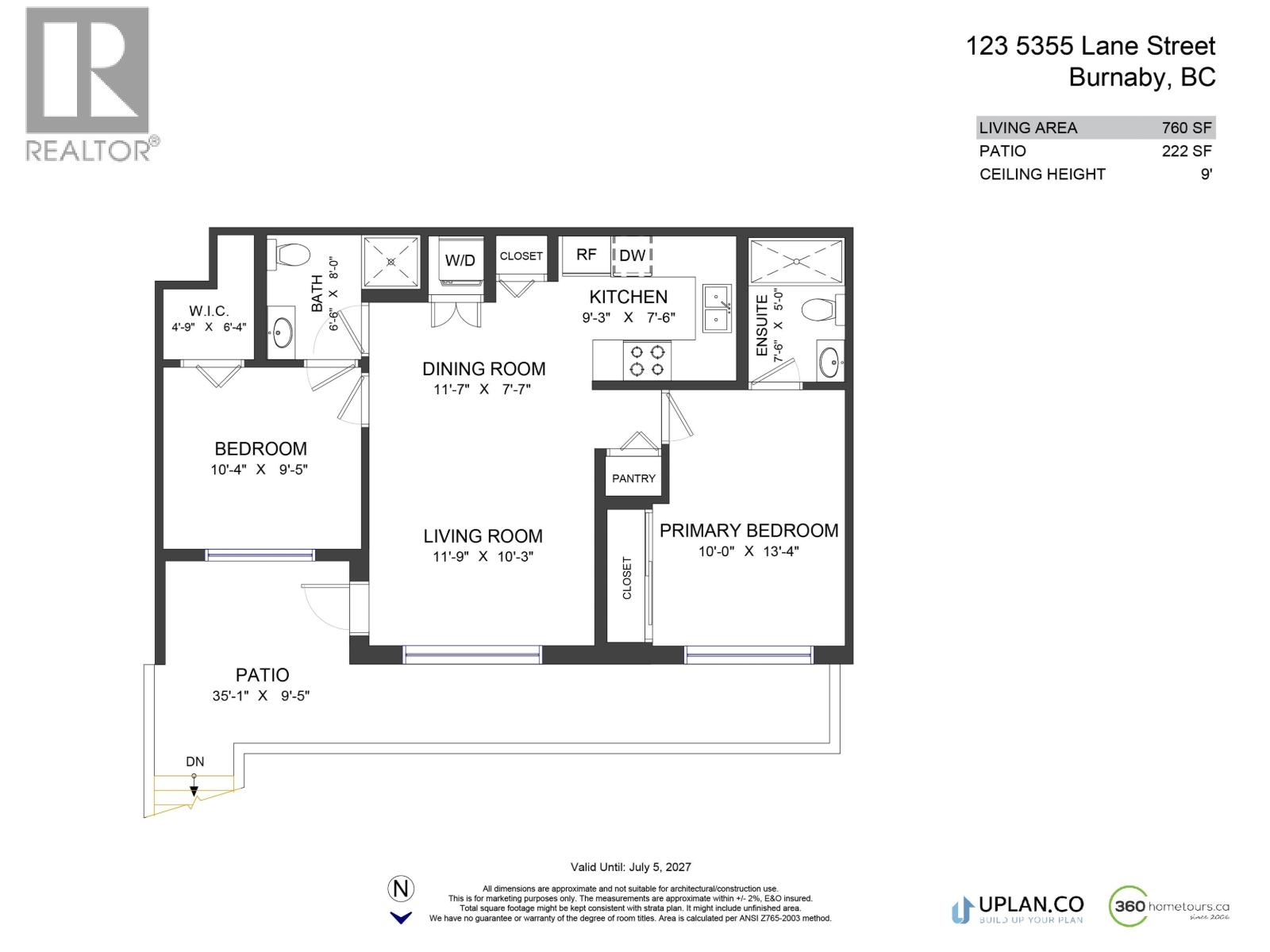 123 5355 LANE STREET, Burnaby