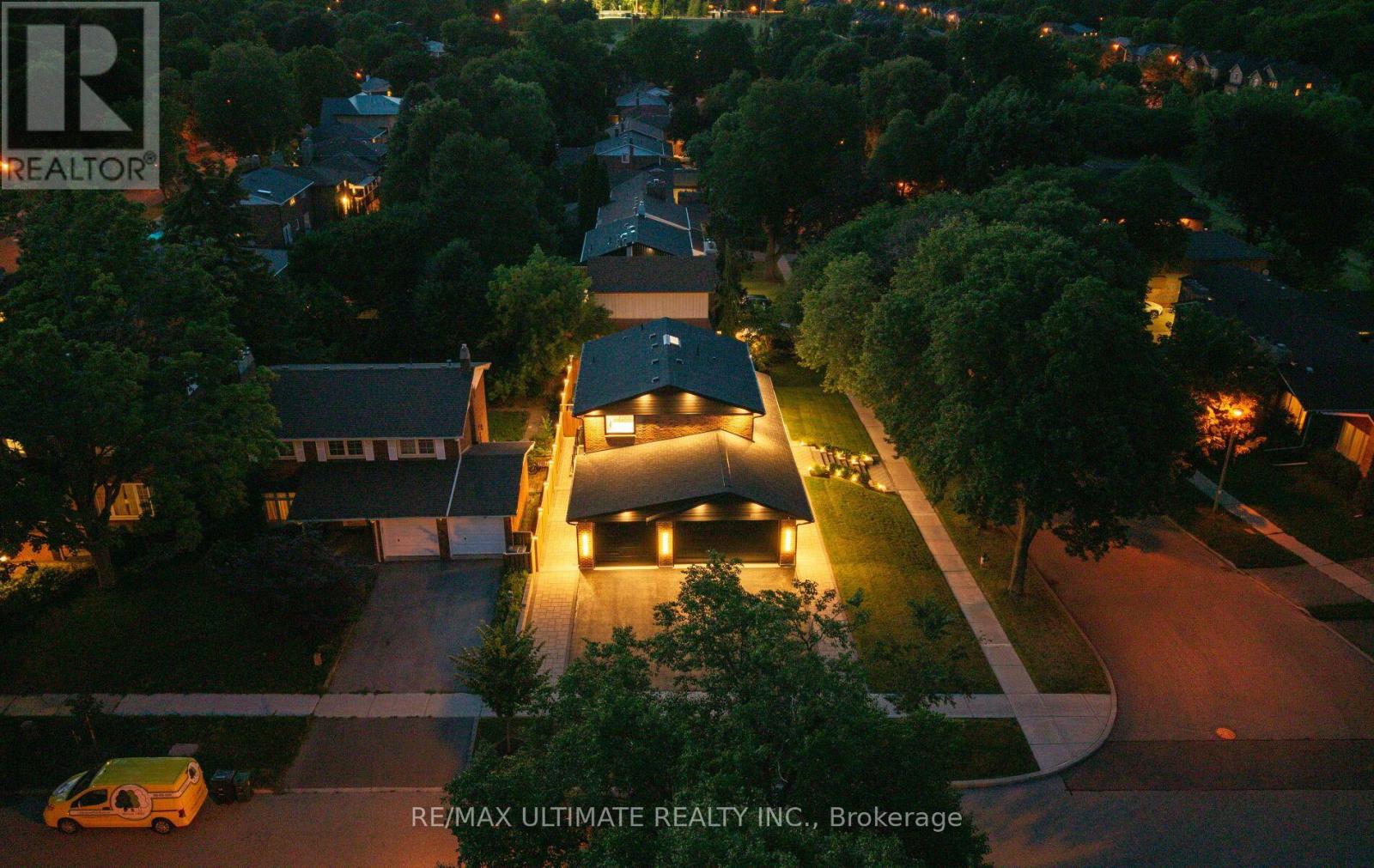 Lots of exterior lighting