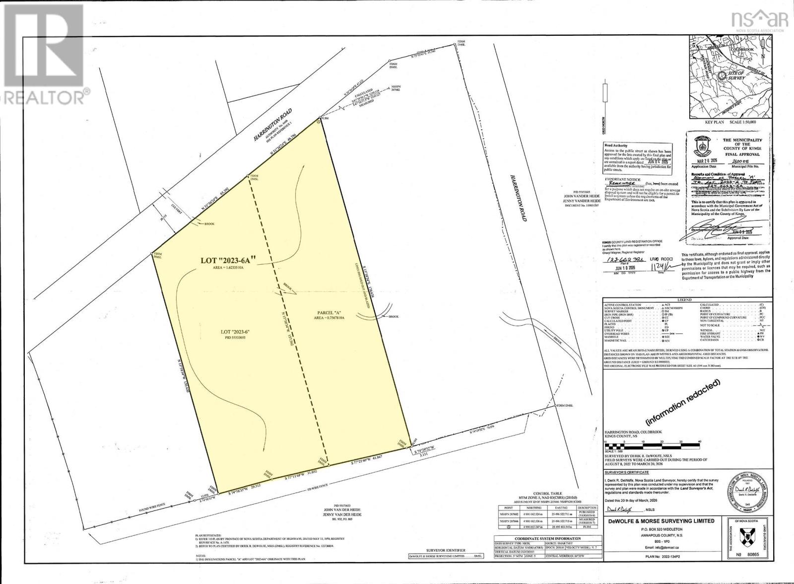 Property 2 of 6 of Lot 2023-6A Harrington Road