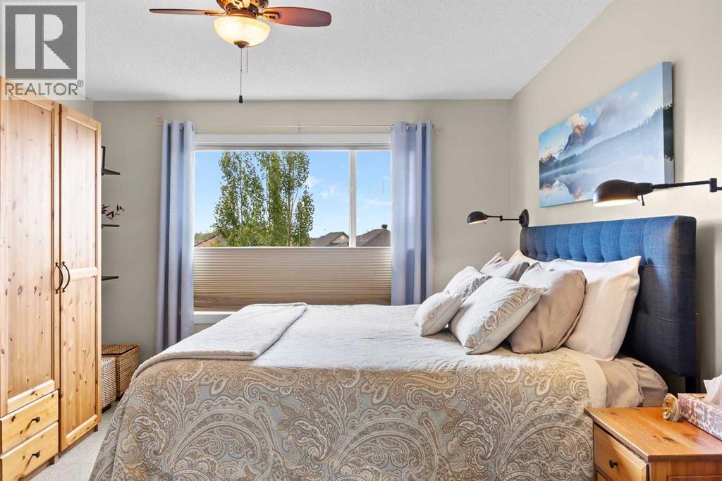 Wake up slowly here: treetop views out the window, room for a king, and space left over for a reading chair you'll actually use