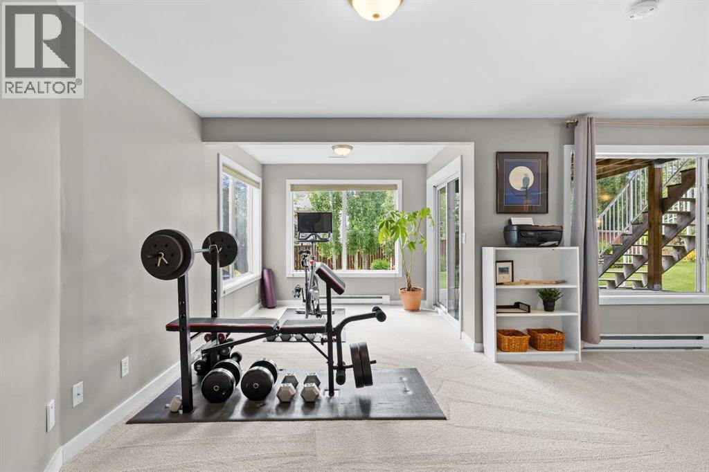 Home gym, morning stretch, spin class with a view of the garden — no membership required