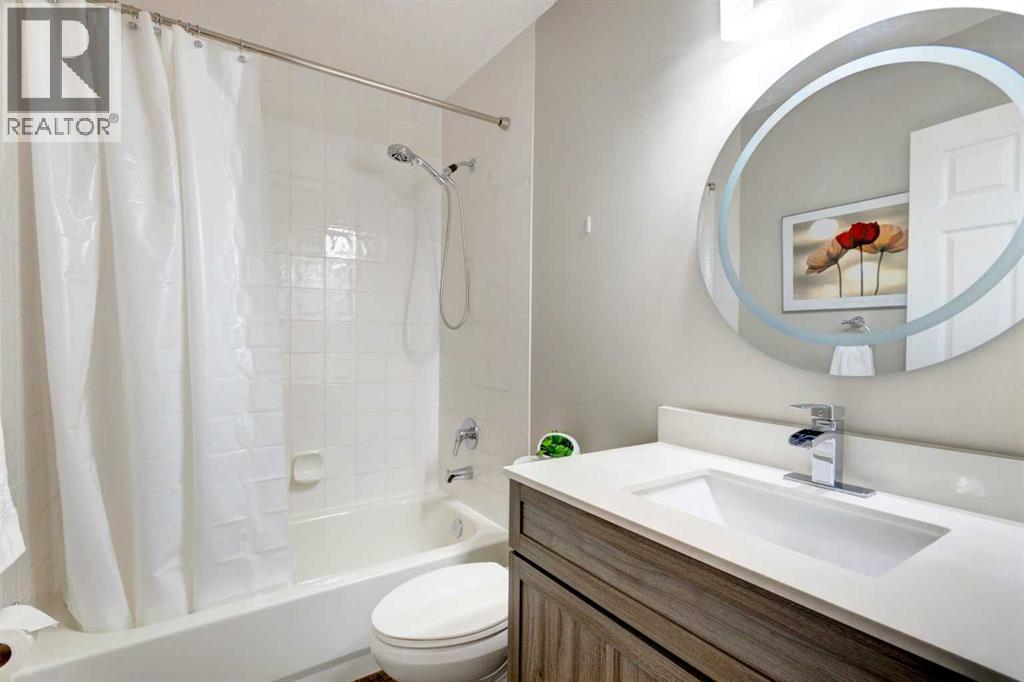 4 pc. Upper Floor Bathroom with updated vanity and mirror~