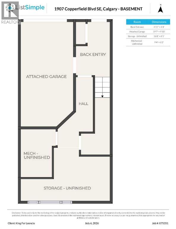 Basement - Floor Plan